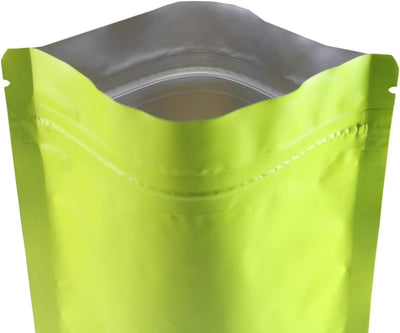 Bolsas aluminio Mylar 100uds 5.1x7.1" verde