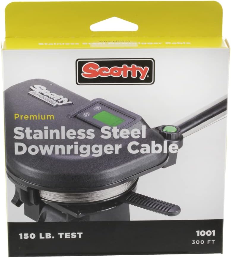 Cable Downrigger acero inox n.º 1001 300ft
