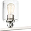Lámpara pared baño 4 luces 240W níquel pulido