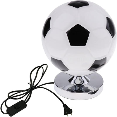 Lámpara escritorio balón fútbol cristal regalo adolescentes