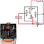 Enchufe relé auto 12v 30a 40a 60a 80a spst spdt 5pines