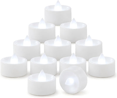 Pack 12 Velas LED Té con Temporizador 6h