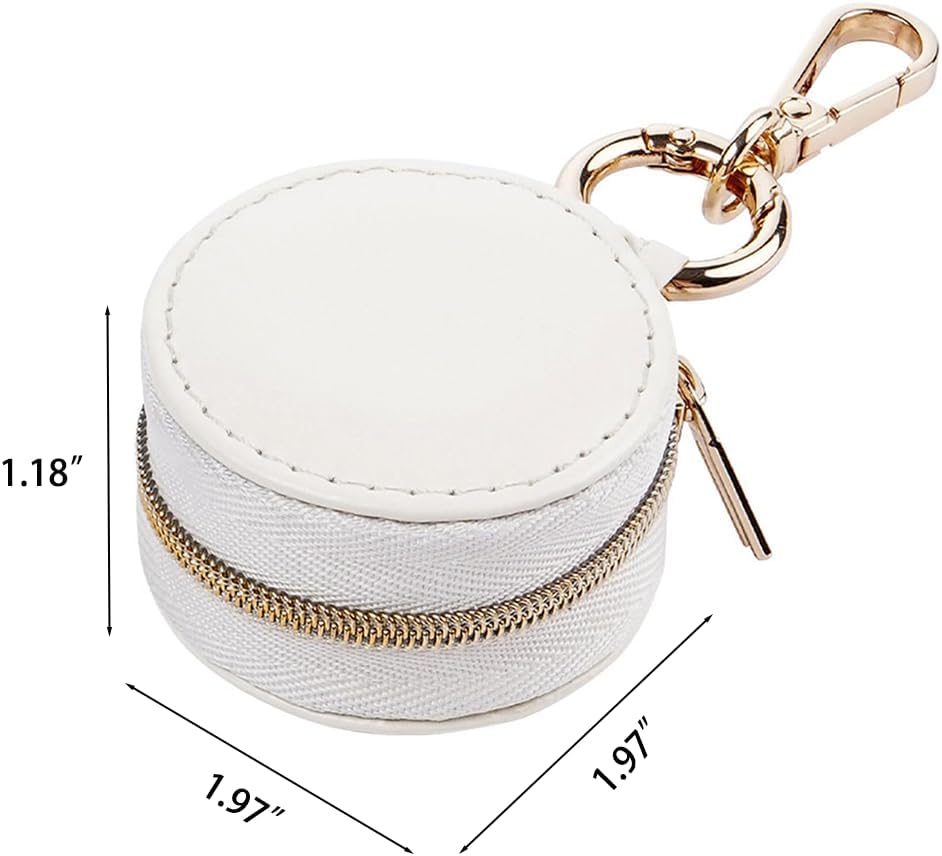 Llavero Soporte Anillos Mini Caja Portátil