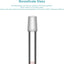 Adaptador vidrio borosilicato 3.543pulg 14/20 laboratorio