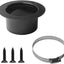 Brida conducto 4pulg ABS negro abrazadera HVAC