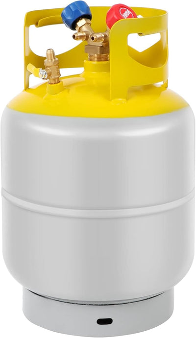 Tanque refrigerante 30lb válvula SAE 1/4 reutiliz.