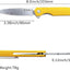 Cuchillo plegable EDC acero DC53 3.38" mango G10