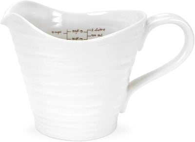 Jarra medidora porcelana 1L 32oz para cocina hornear