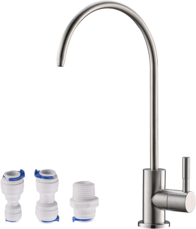 Llave acero inox con filtro purificador agua