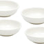 Plato cerámica redondo blanco 4 Pzas