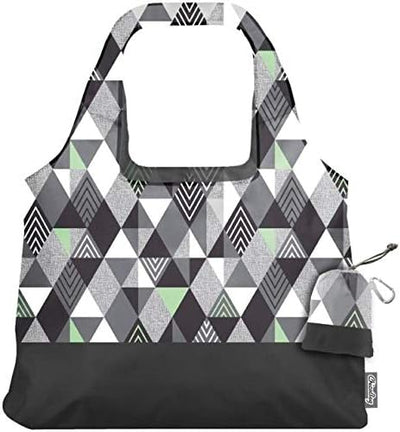 Bolsa reutilizable con clip mosquetón compacta ecológica