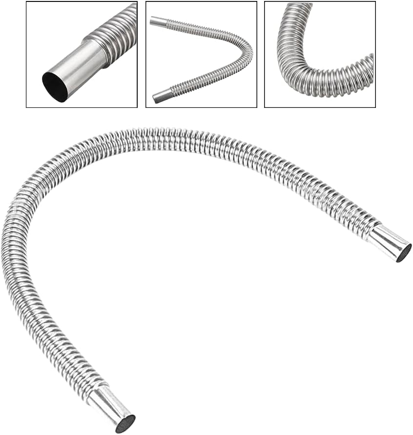 Tubos escape repuesto calentador diesel 118" acero inox