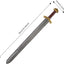 Espada vikinga foam 34" entrenamiento artes marciales