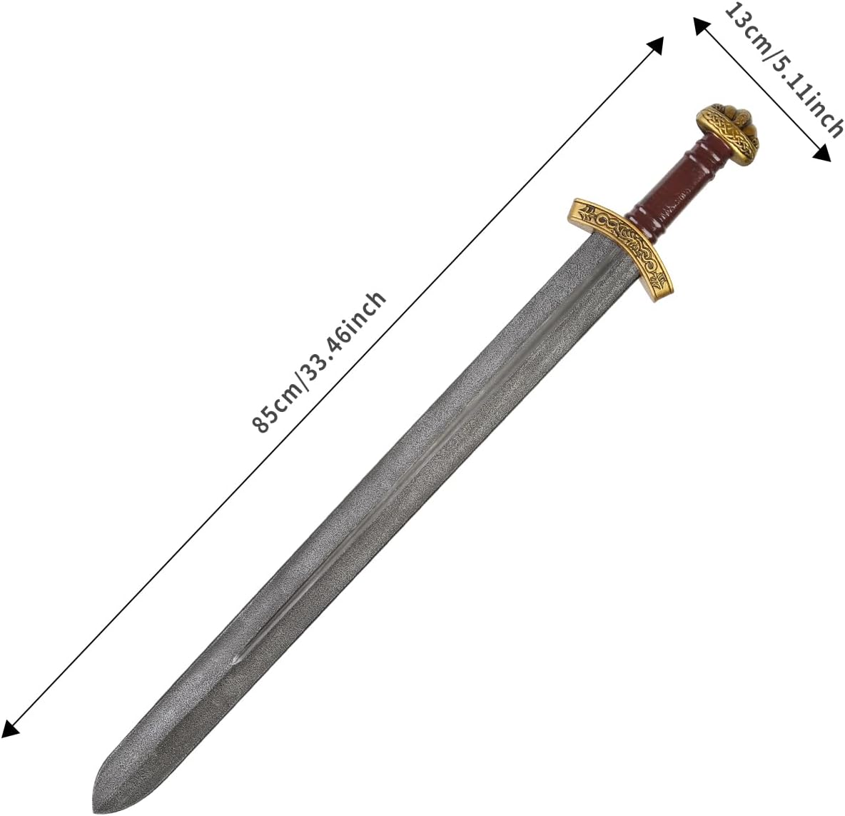 Espada vikinga foam 34" entrenamiento artes marciales