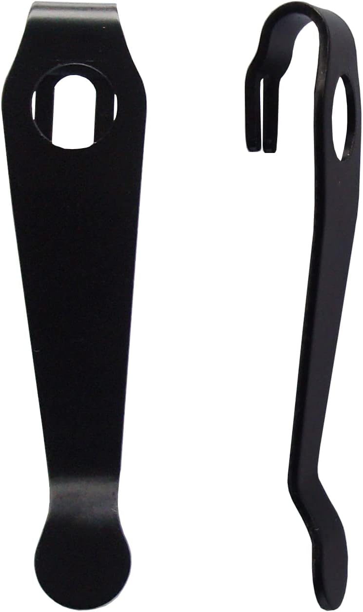 Clip bolsillo trasero cuchillo plegable EDC 2 Pzas