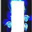 Placa interruptor flor rosa dorada azul 1 Gang cocina hogar