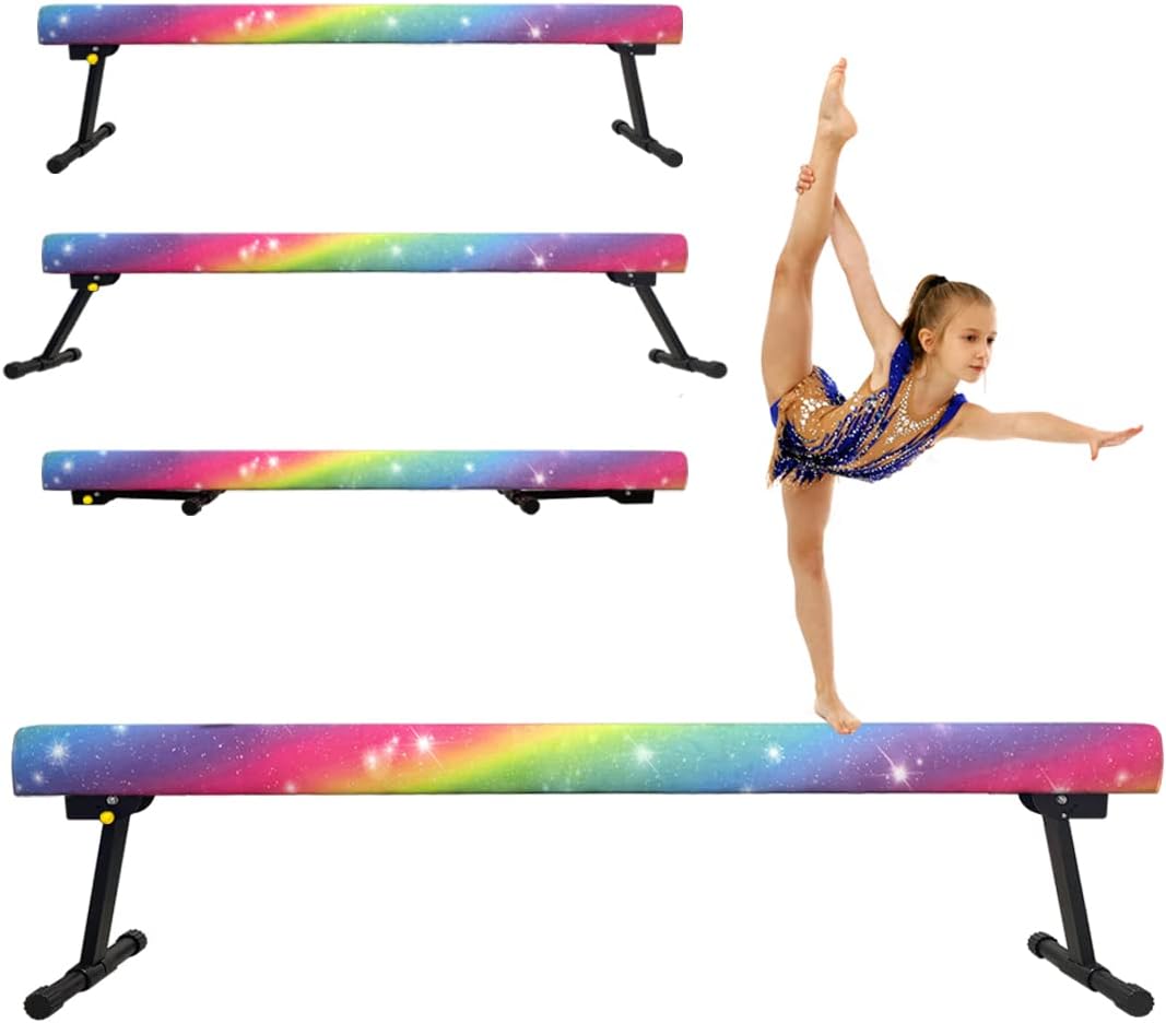 Viga equilibrio ajustable plegable 6ft suela sintética