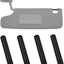 Kit reparación visera solar Jeep JK 07-17 goma 4 pzas