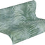 Papel tapiz selva azul verde gris 396x20" fabricado Alemania