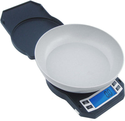 Balanza digital cocina 3kg x 0.1g con tazón negro