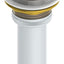 Desagüe lavabo baño Push Pop níquel satinado
