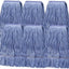 6 Pzas Cabezales Trapeador Reutilizables Algodón Azul