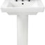 Boulevard Pedal Lavabo Combo 8in Blanco