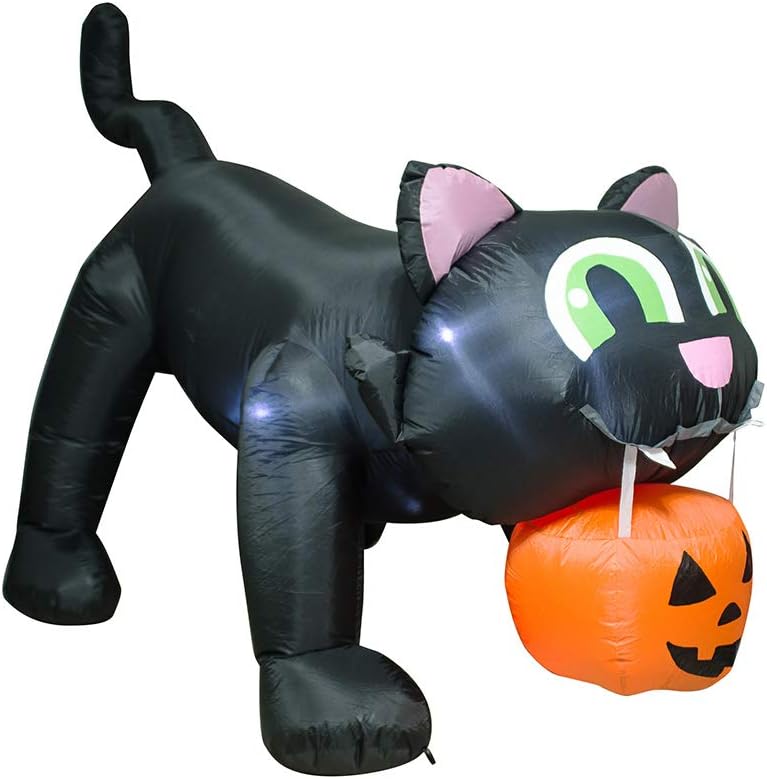 Decoración inflable Halloween para jardín con luces LED