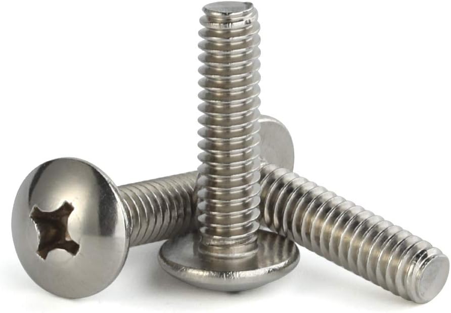 Tornillos acero inox 1/4-20 x 3/4 rosca completa 25 pzas