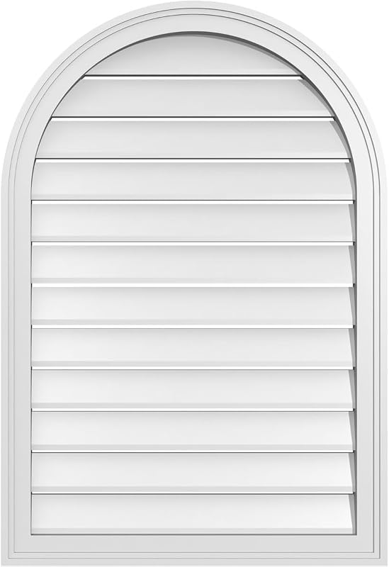 Ventilación PVC dos aguas 26x38" blanco imprimado
