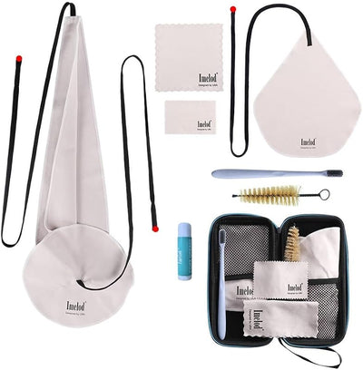 Kit limpieza saxofón madera paño cepillo boquilla
