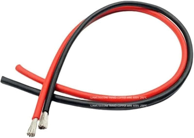 Cable silicona 12 AWG 20pies flexible cobre estañado batería