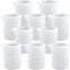 10 Tazas Medidoras Silicón 3.4oz Antiadherentes