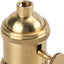 Rosca latón enchufe luz Edison E26 E27 con interruptor dorado pack 2