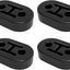 Percha escape goma ajuste universal 2 agujeros 0.47pulg