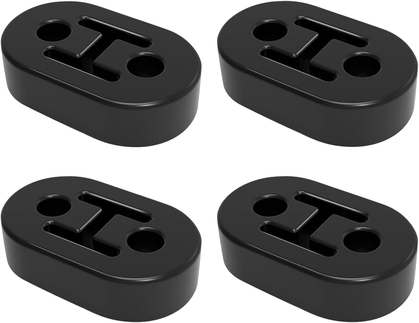 Percha escape goma ajuste universal 2 agujeros 0.47pulg
