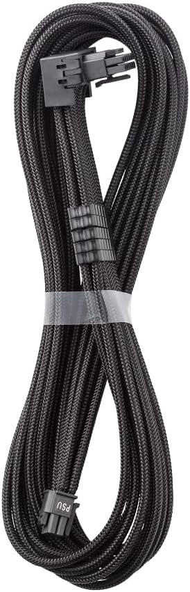 Cable PCIe directo Stealthsense 90° 12V-2x6 negro