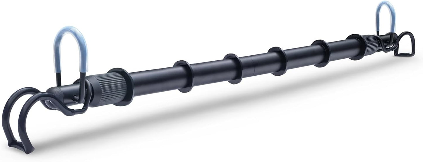 Barra colgadora ropa coche resistente ajustable