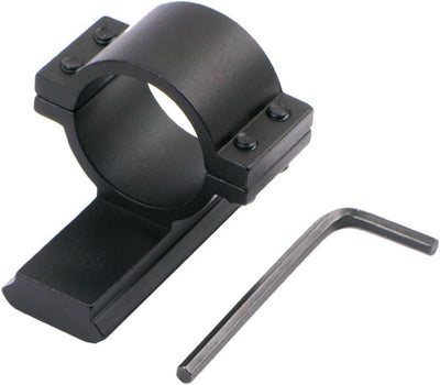 Soporte linterna abrazadera telescopio 0.984pulg acero inox