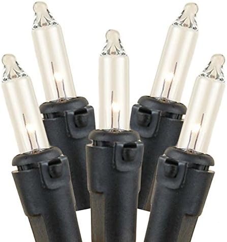 Luces incandescentes 22ft 100 bombillas transparente cable