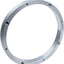 2 Espaciadores Altavoz Aluminio 6.5" Soporte Anillo Plateado