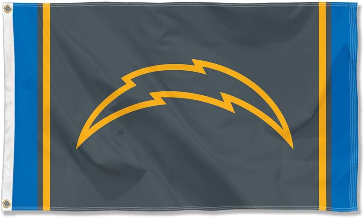 Bandera opaca LA Chargers 3x5ft interiores exteriores