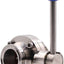 Válvula mariposa sanitaria acero inox 304 tri clamp 2pulg