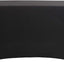 Mantel elástico mesa plegable 4 pies negro