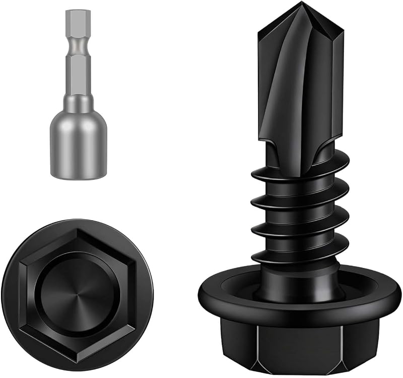 Tornillos acero inox 410 1/2pulg cabeza hexagonal 100uds