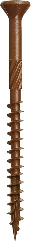 500 Tornillos madera #10x3" Torx Ruspert marrón