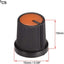 Pomo eje flor ciruelo 0.236pulg pedal efecto 20uds