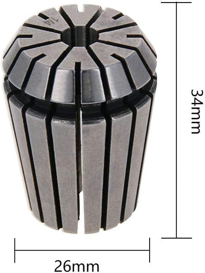 ER25 Spring Collet 1/4pulg Chuck para CNC Fresado