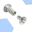 Tornillos encuadernación para álbumes 0.2pulg M4x12mm