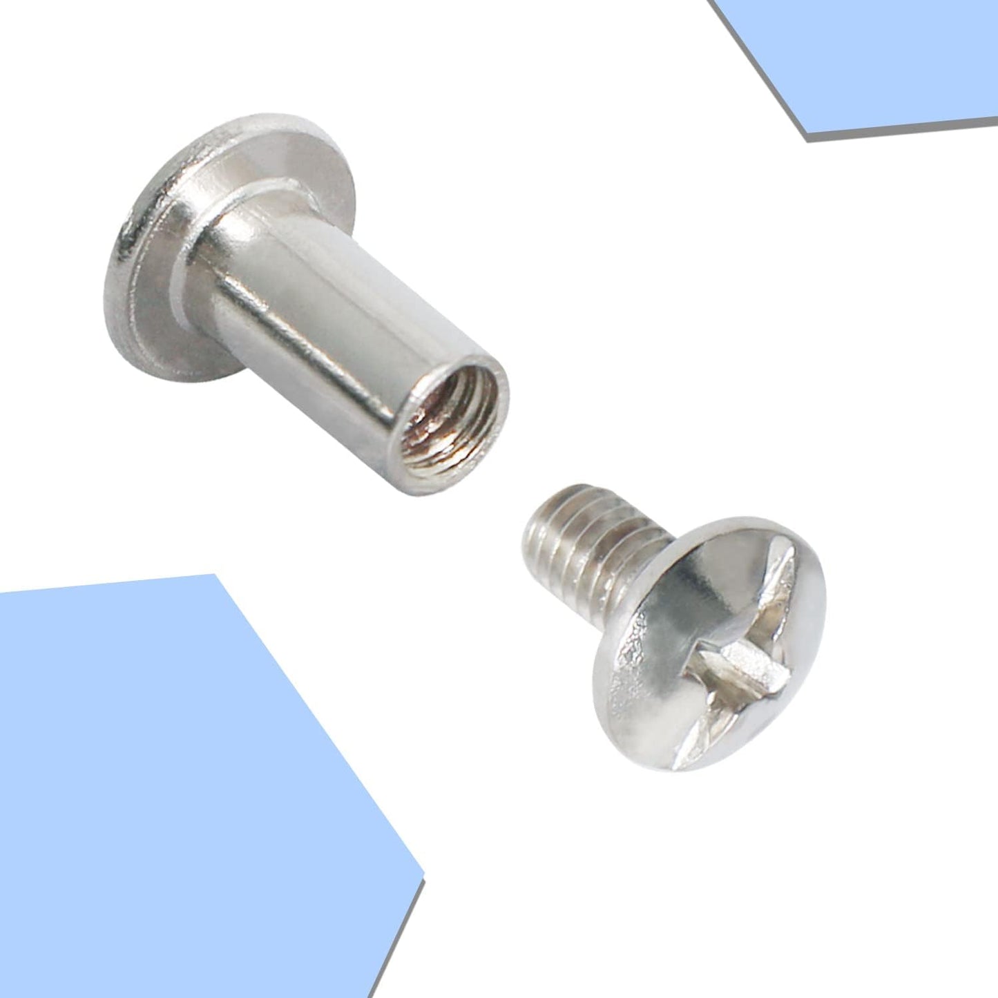 Tornillos encuadernación para álbumes 0.2pulg M4x12mm